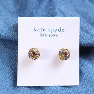 Kate Spade On The Ball - Gold Sphere Stud Earrings Multi Color